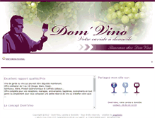 Tablet Screenshot of domvino.fr